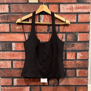 Zara  Black Helter  Top